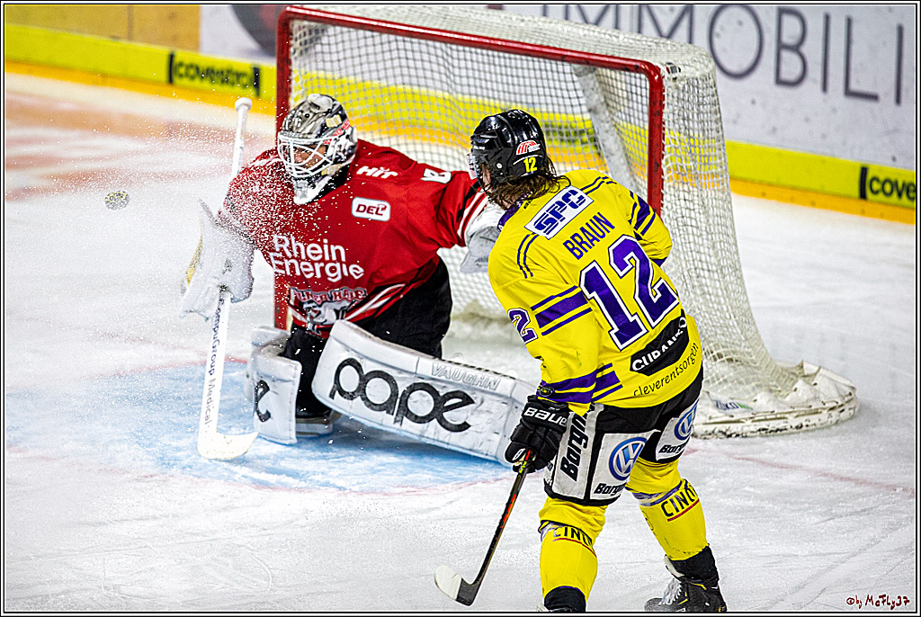 DEL;  Koelner Haie - Krefeld Pinguine; Koeln, 06.01.2020